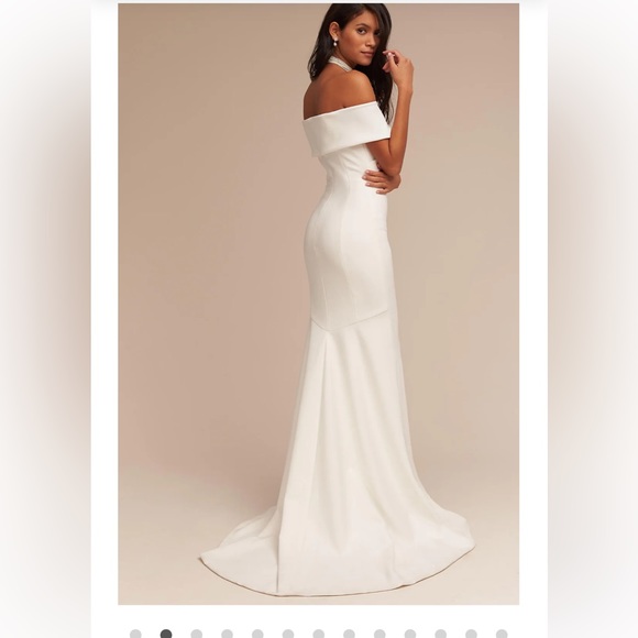 Theia Blake Gown Dress Bride Wedding Prom Special Event Size 8 NWT & Bag - Picture 2 of 14